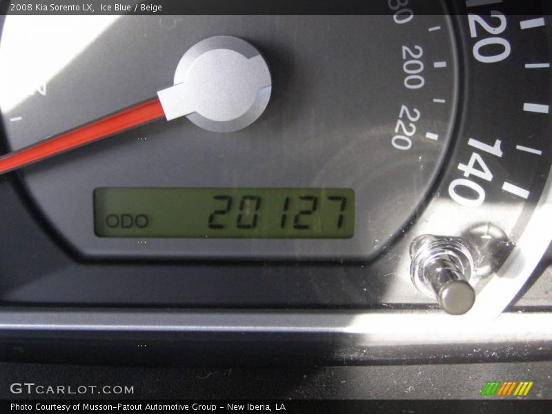 Ice Blue / Beige 2008 Kia Sorento LX