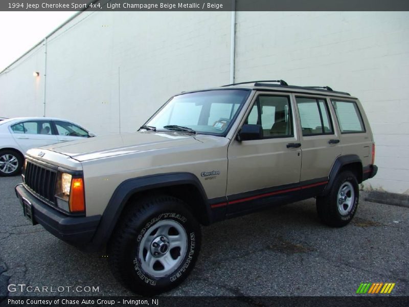 Light Champagne Beige Metallic / Beige 1994 Jeep Cherokee Sport 4x4