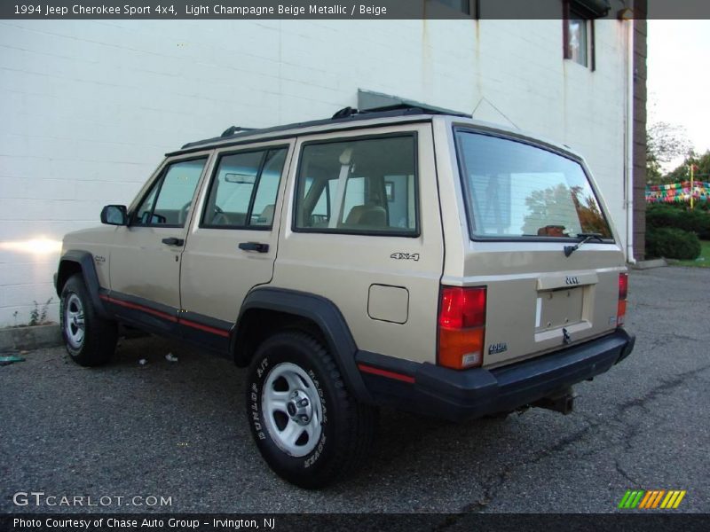 Light Champagne Beige Metallic / Beige 1994 Jeep Cherokee Sport 4x4