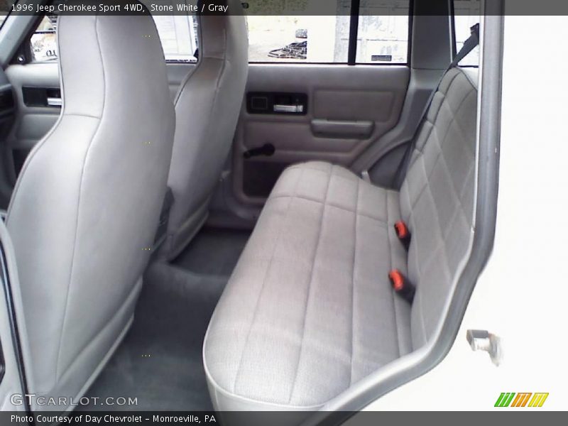 Stone White / Gray 1996 Jeep Cherokee Sport 4WD