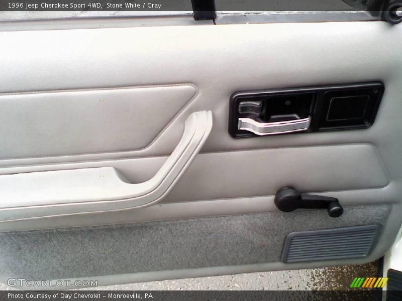 Stone White / Gray 1996 Jeep Cherokee Sport 4WD