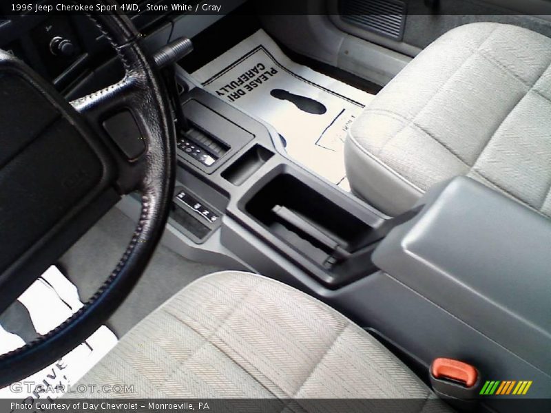 Stone White / Gray 1996 Jeep Cherokee Sport 4WD