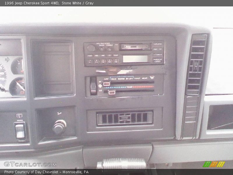 Stone White / Gray 1996 Jeep Cherokee Sport 4WD
