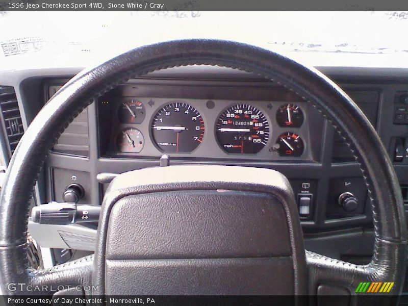 Stone White / Gray 1996 Jeep Cherokee Sport 4WD