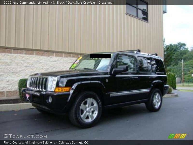 Black / Dark Slate Gray/Light Graystone 2006 Jeep Commander Limited 4x4