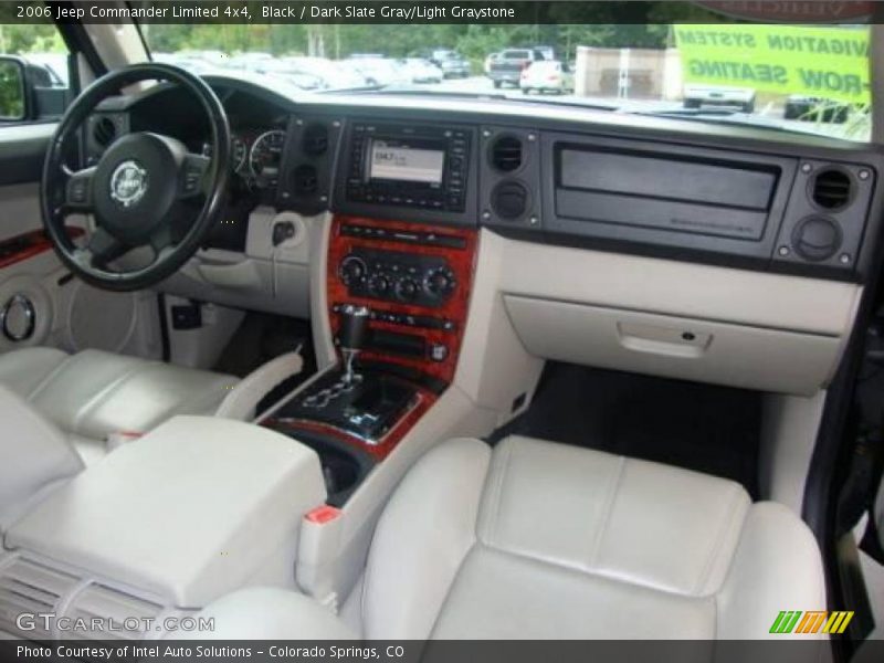 Black / Dark Slate Gray/Light Graystone 2006 Jeep Commander Limited 4x4