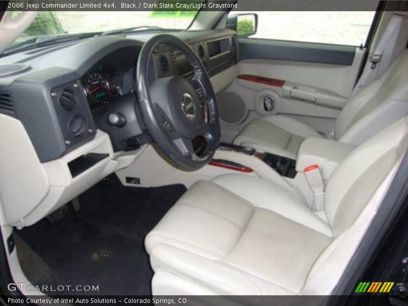 Black / Dark Slate Gray/Light Graystone 2006 Jeep Commander Limited 4x4