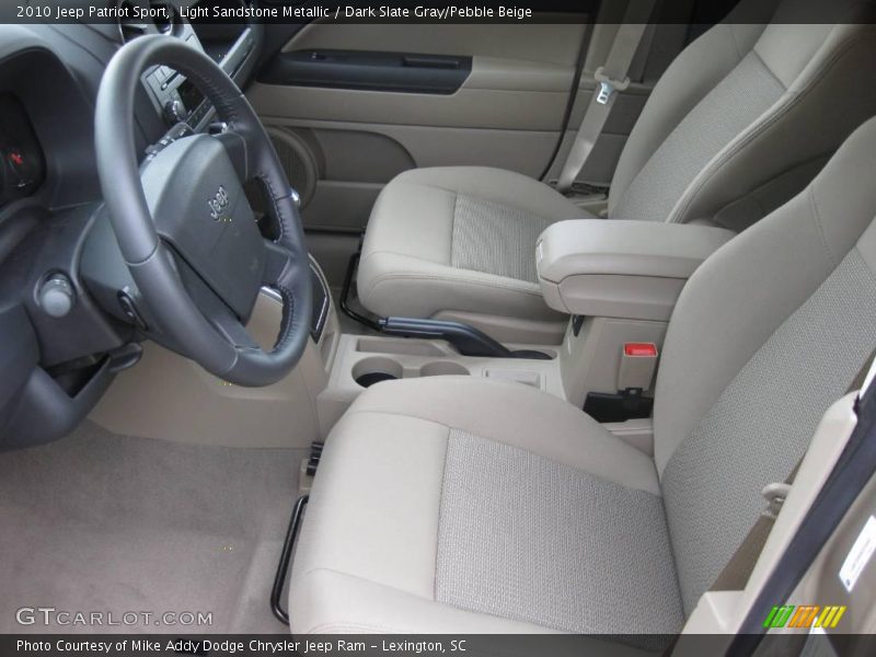 Light Sandstone Metallic / Dark Slate Gray/Pebble Beige 2010 Jeep Patriot Sport
