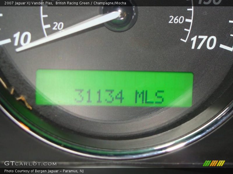 British Racing Green / Champagne/Mocha 2007 Jaguar XJ Vanden Plas