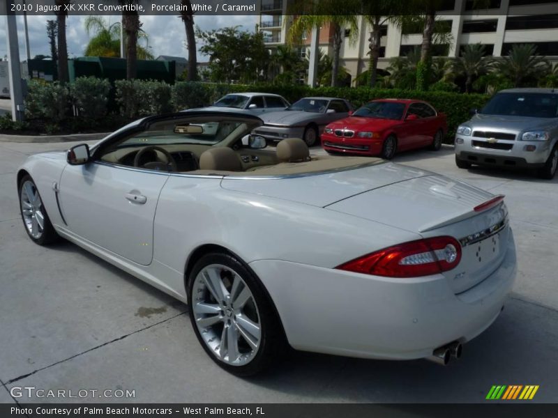 Porcelain White / Caramel 2010 Jaguar XK XKR Convertible