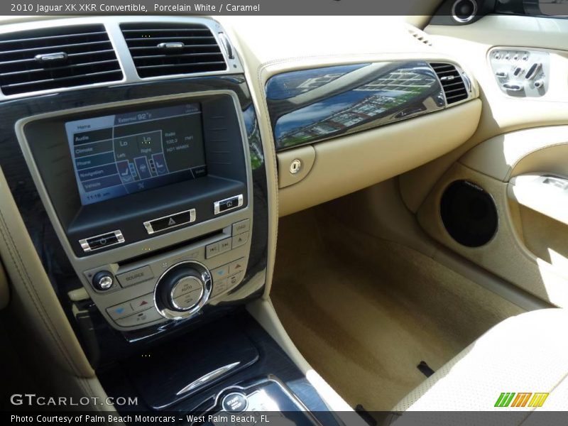 Porcelain White / Caramel 2010 Jaguar XK XKR Convertible