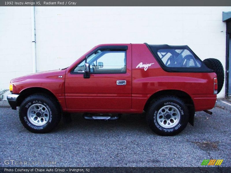 Radiant Red / Gray 1992 Isuzu Amigo XS