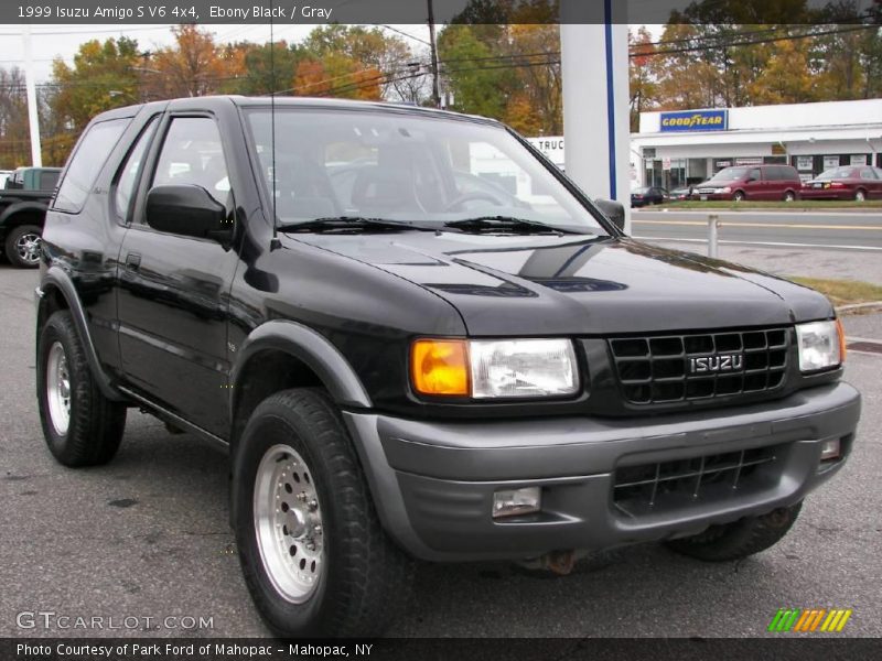 Ebony Black / Gray 1999 Isuzu Amigo S V6 4x4