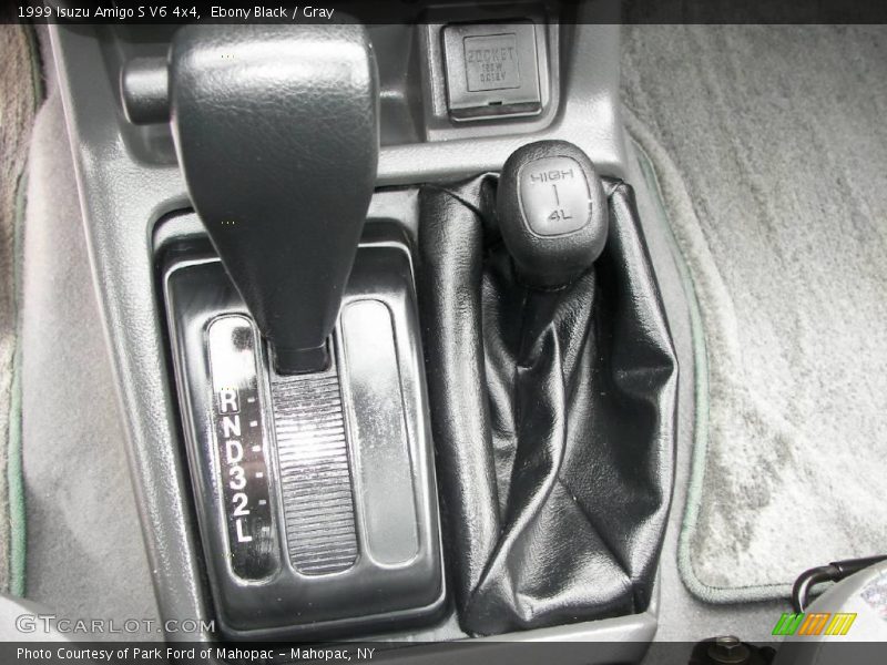 Ebony Black / Gray 1999 Isuzu Amigo S V6 4x4