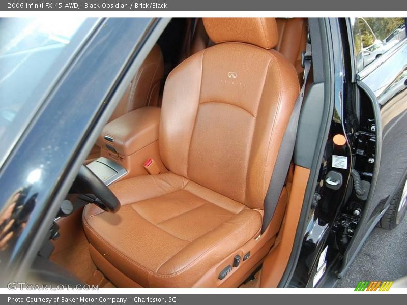 Black Obsidian / Brick/Black 2006 Infiniti FX 45 AWD