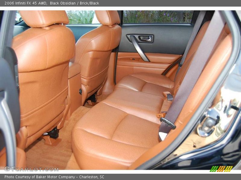 Black Obsidian / Brick/Black 2006 Infiniti FX 45 AWD
