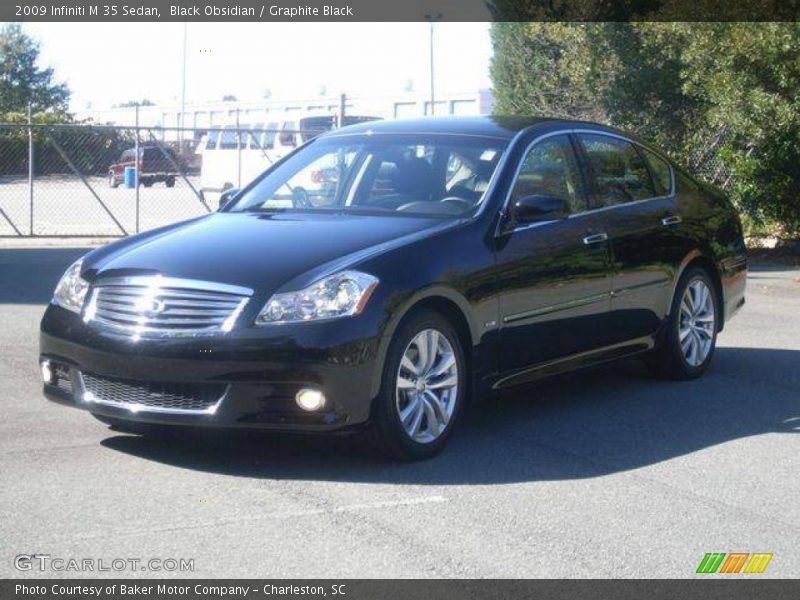 Black Obsidian / Graphite Black 2009 Infiniti M 35 Sedan