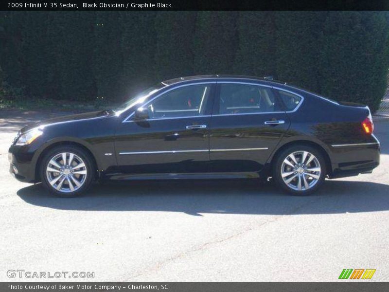 Black Obsidian / Graphite Black 2009 Infiniti M 35 Sedan