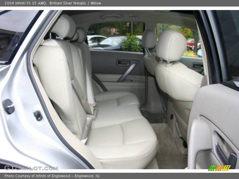 Brilliant Silver Metallic / Willow 2004 Infiniti FX 35 AWD
