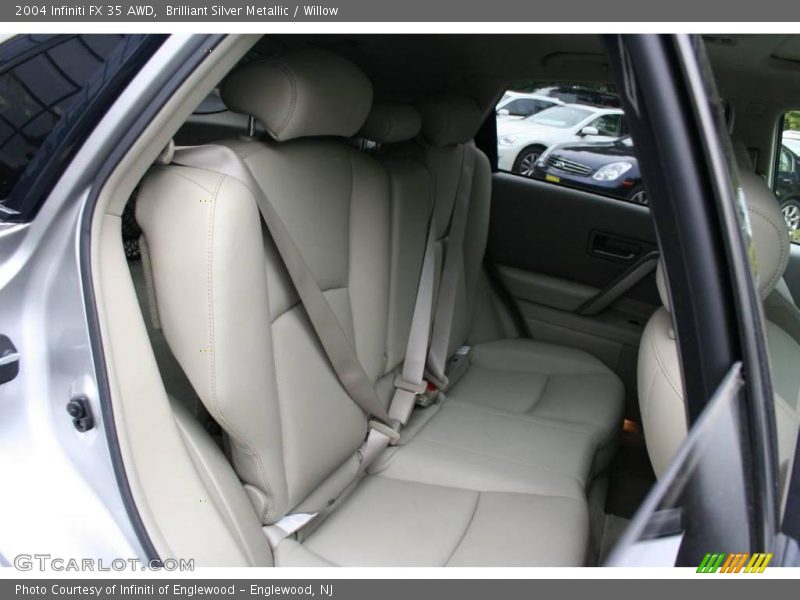 Brilliant Silver Metallic / Willow 2004 Infiniti FX 35 AWD