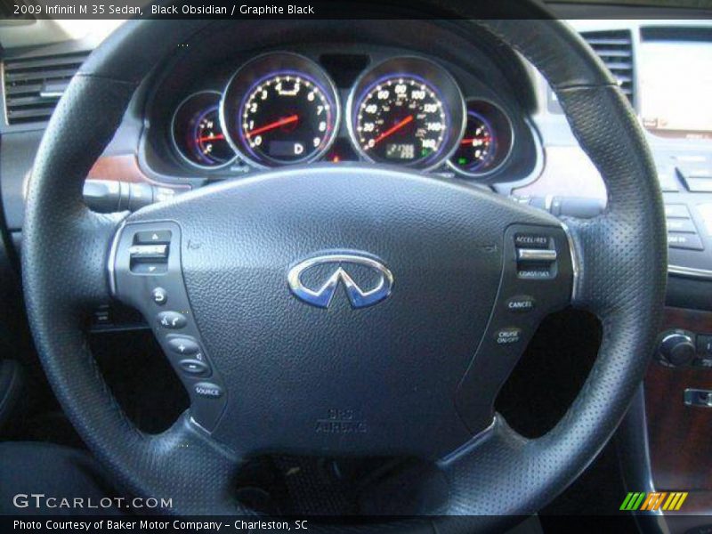 Black Obsidian / Graphite Black 2009 Infiniti M 35 Sedan