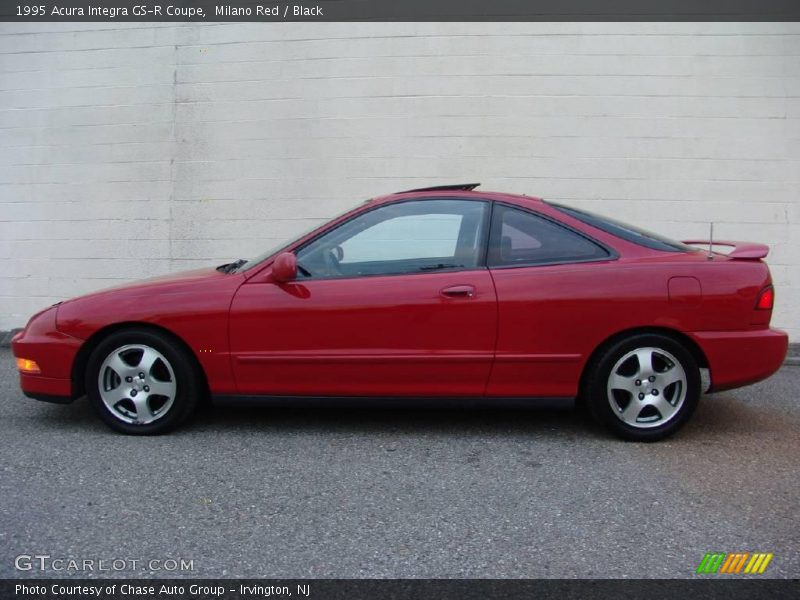 Milano Red / Black 1995 Acura Integra GS-R Coupe