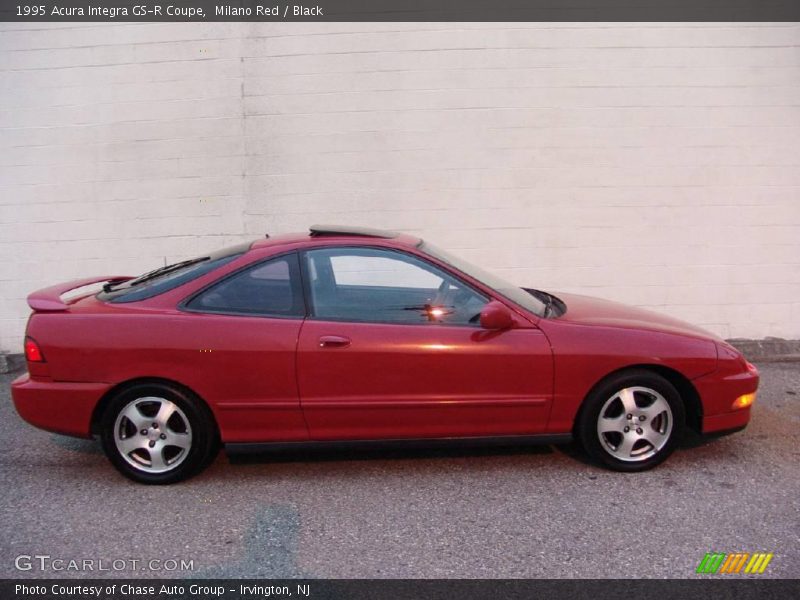 Milano Red / Black 1995 Acura Integra GS-R Coupe