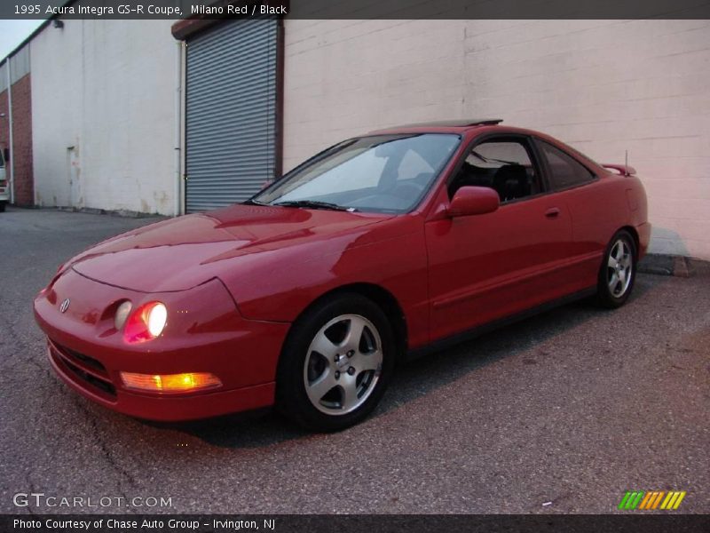 Milano Red / Black 1995 Acura Integra GS-R Coupe