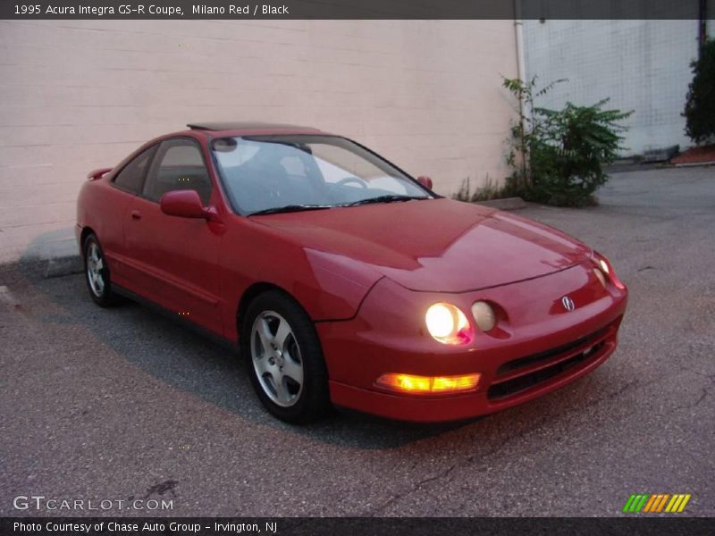 Milano Red / Black 1995 Acura Integra GS-R Coupe