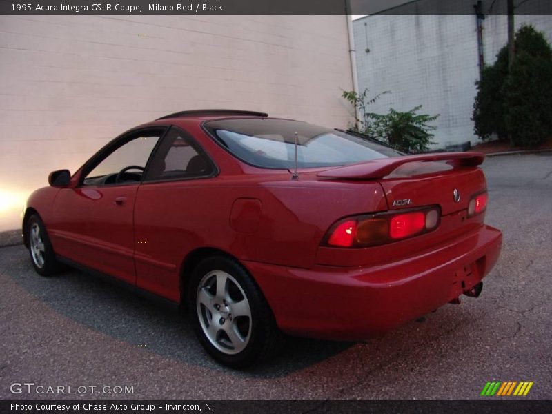 Milano Red / Black 1995 Acura Integra GS-R Coupe