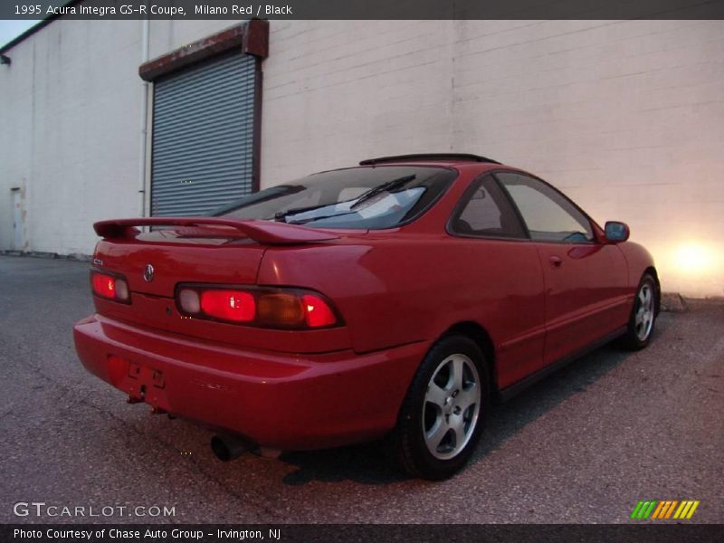 Milano Red / Black 1995 Acura Integra GS-R Coupe