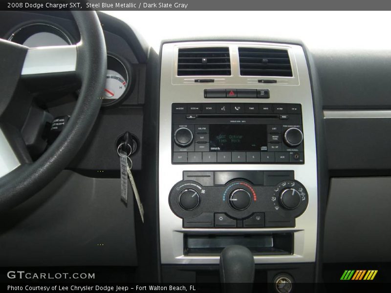 Steel Blue Metallic / Dark Slate Gray 2008 Dodge Charger SXT