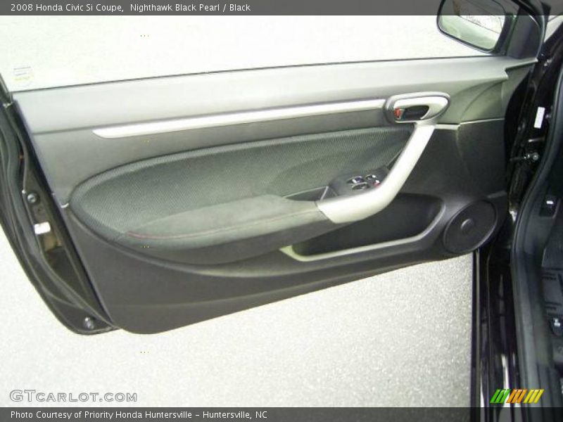 Nighthawk Black Pearl / Black 2008 Honda Civic Si Coupe