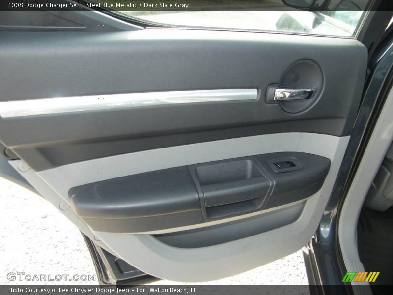 Steel Blue Metallic / Dark Slate Gray 2008 Dodge Charger SXT