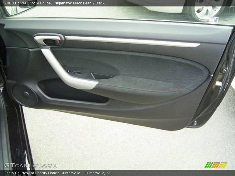 Nighthawk Black Pearl / Black 2008 Honda Civic Si Coupe