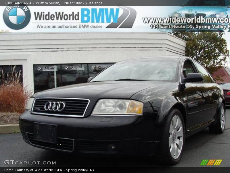 Brilliant Black / Melange 2000 Audi A6 4.2 quattro Sedan