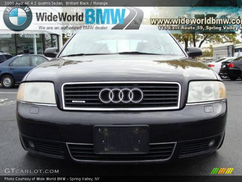 Brilliant Black / Melange 2000 Audi A6 4.2 quattro Sedan