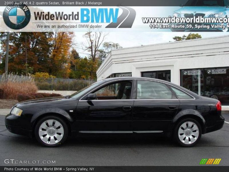 Brilliant Black / Melange 2000 Audi A6 4.2 quattro Sedan