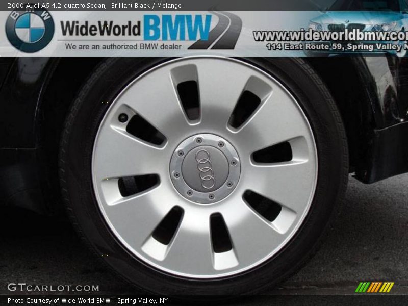 Brilliant Black / Melange 2000 Audi A6 4.2 quattro Sedan