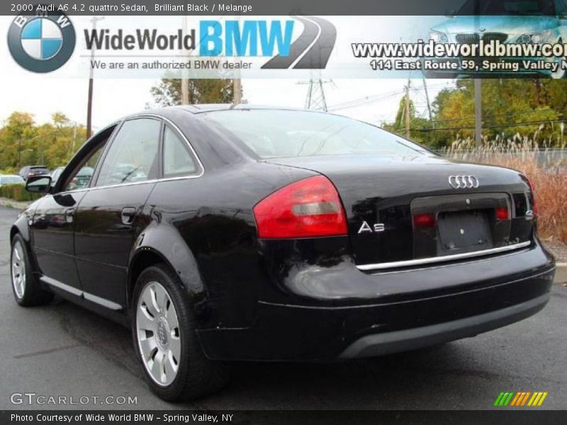 Brilliant Black / Melange 2000 Audi A6 4.2 quattro Sedan