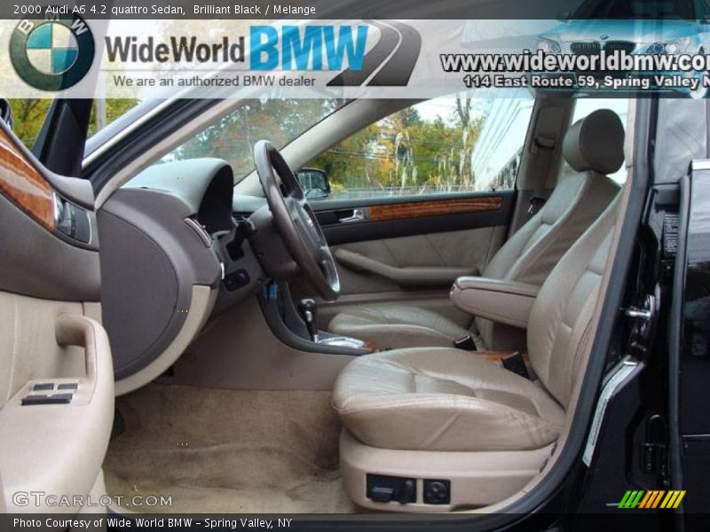Brilliant Black / Melange 2000 Audi A6 4.2 quattro Sedan