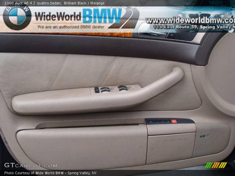 Brilliant Black / Melange 2000 Audi A6 4.2 quattro Sedan
