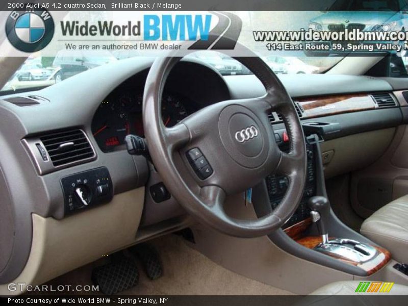 Brilliant Black / Melange 2000 Audi A6 4.2 quattro Sedan