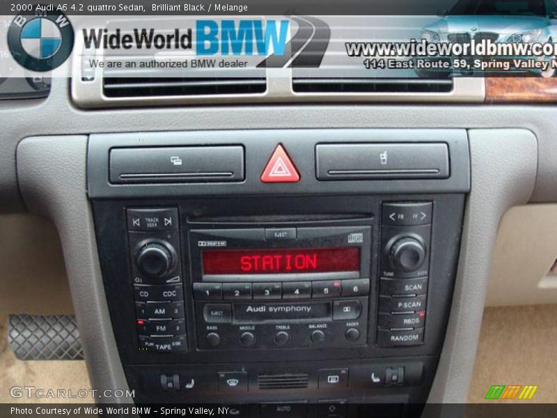 Brilliant Black / Melange 2000 Audi A6 4.2 quattro Sedan