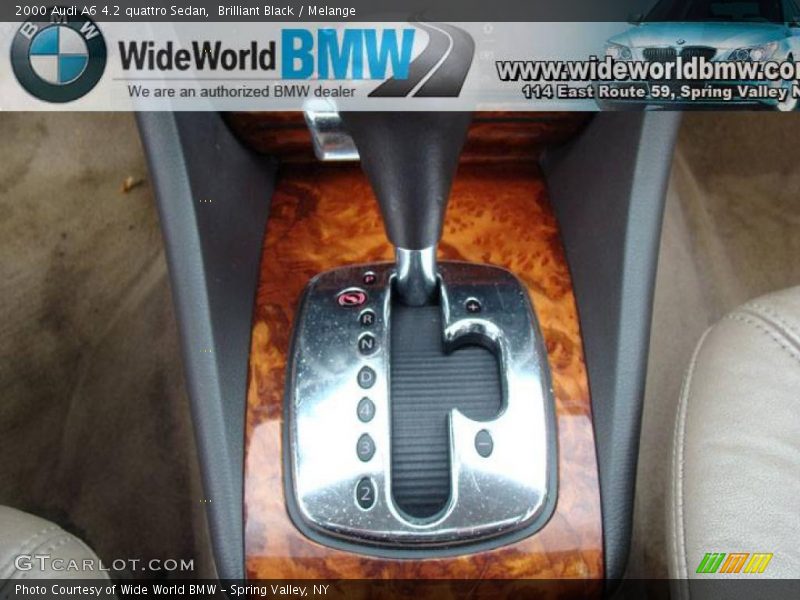 Brilliant Black / Melange 2000 Audi A6 4.2 quattro Sedan