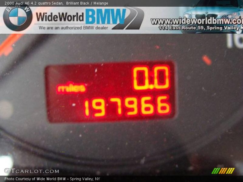 Brilliant Black / Melange 2000 Audi A6 4.2 quattro Sedan