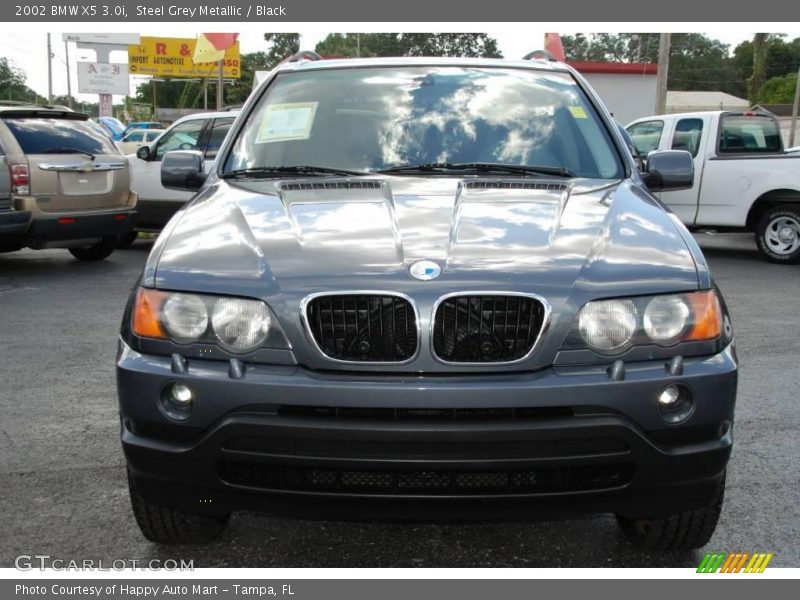 Steel Grey Metallic / Black 2002 BMW X5 3.0i