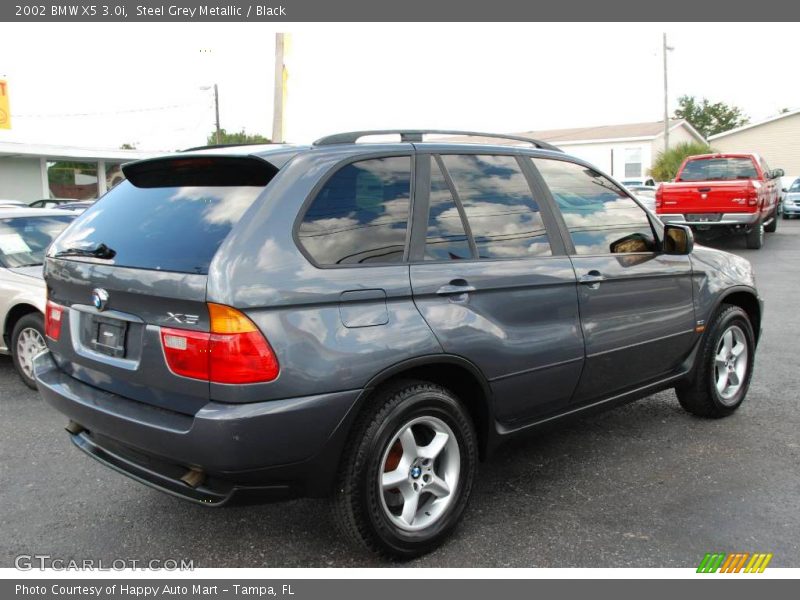 Steel Grey Metallic / Black 2002 BMW X5 3.0i