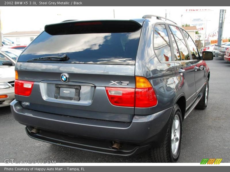 Steel Grey Metallic / Black 2002 BMW X5 3.0i