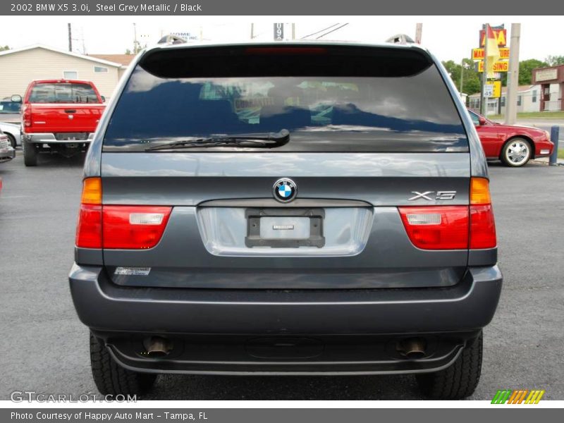 Steel Grey Metallic / Black 2002 BMW X5 3.0i